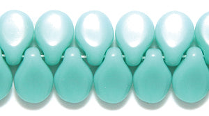 57DP185: CZ Pips Opaque Turquoise Green 5x7mm 600PC