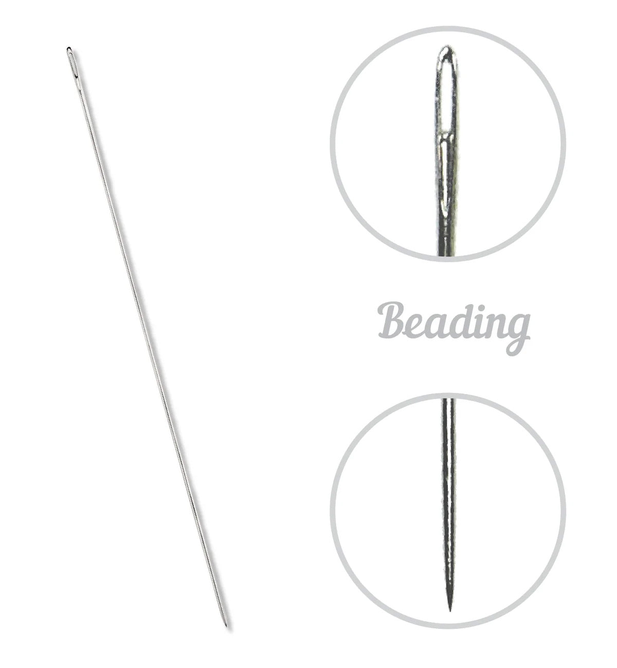 FI281-12: Needle John James Beading #12 L4320E-12 25PC