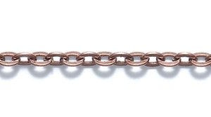 CX4422-AC100: Chain Antique Copper 2x3mm 100Ft