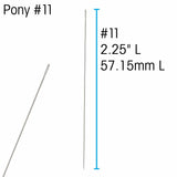 FI281-11A: Pony Beading Needle #11 25 Piece Package