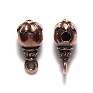 TC5838-AC: Guru Bead Blossom 8x16mm Ant CPPR